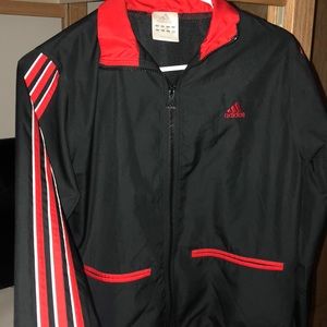 Adidas zip up windbreaker
